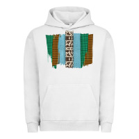 Pigment Lunar Rock Western Farm Life Cowhide Brush Strokes Urban Hoodie - Bettercallsaul