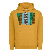 Pigment Peanut Butter Western Farm Life Cowhide Brush Strokes Urban Hoodie - Bettercallsaul