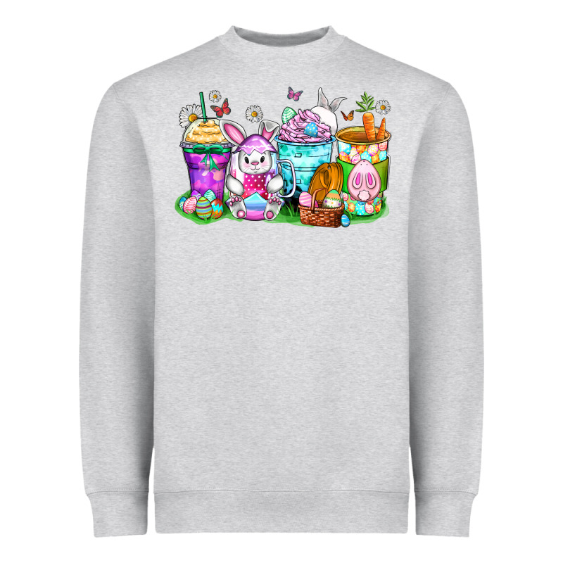 Easter Coffee Cups Heavyweight Sweatshirt by Zillion Design Studio | Teevron