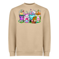 Mushroom easter coffee cups Heavyweight Sweatshirt - Zillion Design Studio