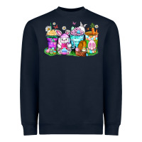 Navy easter coffee cups Heavyweight Sweatshirt - Zillion Design Studio