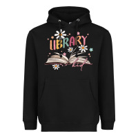 Black library kid Heavyweight Hoodie - MaliasSmallBusiness
