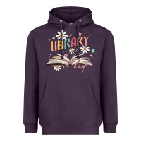 Plum library kid Heavyweight Hoodie - MaliasSmallBusiness