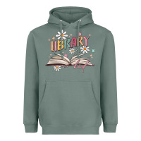 Sage library kid Heavyweight Hoodie - MaliasSmallBusiness