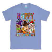 Colony Blue Happy hallothankmas dog Classic Tee - FaDigitalArtStudio