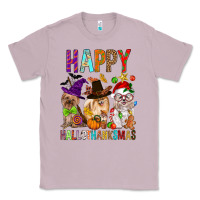 Lilac Happy hallothankmas dog Classic Tee - FaDigitalArtStudio