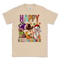 Mushroom Happy hallothankmas dog Classic Tee - FaDigitalArtStudio