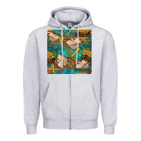 Heather Grey student delivery specialist seamless pattern Zipper Hoodie - BundleAndBundleShop