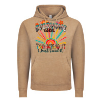 Vintage Coffee everyone was thinking it i just said it Vintage Hoodie - Zillion Design Studio