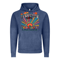 Vintage Denim everyone was thinking it i just said it Vintage Hoodie - Zillion Design Studio