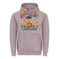 Vintage Zinc everyone was thinking it i just said it Vintage Hoodie - Zillion Design Studio