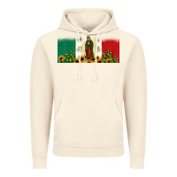Vintage Artic lady of guadalupe mexican flag Vintage Hoodie - JahusDesignShop