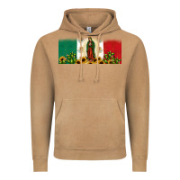 Vintage Camel lady of guadalupe mexican flag Vintage Hoodie - JahusDesignShop