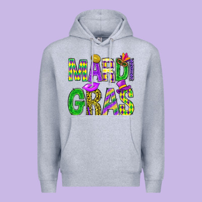 Mardi Gras Carnaval Mask Digital Paper, Premium Hoodie Designed By Bundleandbundleshop