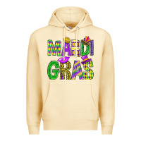 Pina Colada Mardi gras carnaval mask digital paper, Premium Hoodie - BundleAndBundleShop