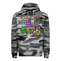 Slate Camo Mardi gras carnaval mask digital paper, Premium Hoodie - BundleAndBundleShop