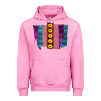 Fuchsia Pink Western Farm Life Sunflower Brush Strokes Urban Hoodie - Bettercallsaul