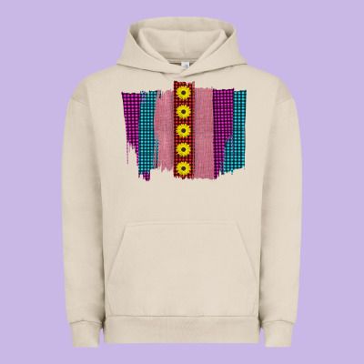 Western Farm Life Sunflower Brush Strokes Urban Hoodie Designed By Bettercallsaul