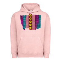 Pigment Salmon Western Farm Life Sunflower Brush Strokes Urban Hoodie - Bettercallsaul