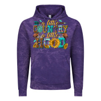 Cloud Purple a little country a little hood Vintage Hoodie - texasbilliewilder