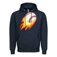 Navy baseball Zipper Hoodie - JahusDesignShop