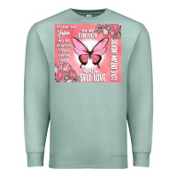 Seafoam self love Premium Sweatshirt - MaliasSmallBusiness