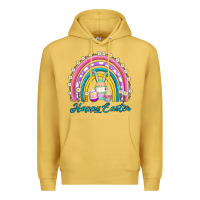 Antique Gold easter egg bunny rainbow Premium Hoodie - AdoDesignShop