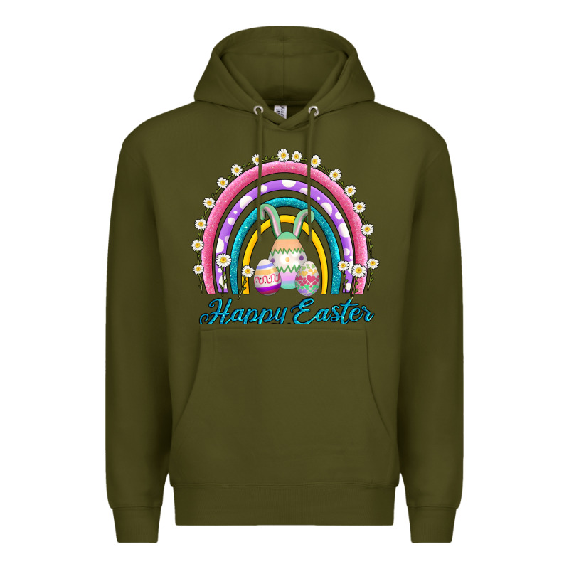 Easter Egg Bunny Rainbow Premium Hoodie by AdoDesignShop | Teevron
