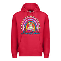 Cardinal easter egg bunny rainbow Premium Hoodie - AdoDesignShop