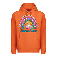 Carrot easter egg bunny rainbow Premium Hoodie - AdoDesignShop