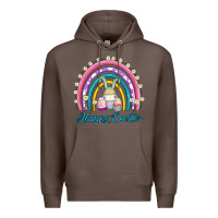 Coffee easter egg bunny rainbow Premium Hoodie - AdoDesignShop