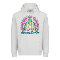 Dove Grey easter egg bunny rainbow Premium Hoodie - AdoDesignShop