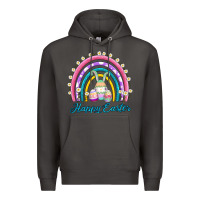 Smoke easter egg bunny rainbow Premium Hoodie - AdoDesignShop