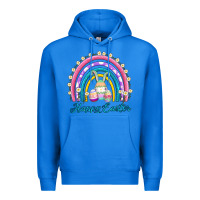 True Royal easter egg bunny rainbow Premium Hoodie - AdoDesignShop