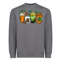 Storm sloth coffee cups Heavyweight Sweatshirt - Zillion Design Studio