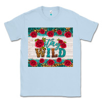 Dusty Blue stay wild Classic Tee - HRA Design Shop