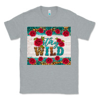 Heather Grey stay wild Classic Tee - HRA Design Shop