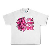Lunar Rock In October We Wear Pink Sunflower Urban Heavy Tee - texasbilliewilder