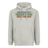 Moon Dust physically here mentally at home with my dog Heavyweight Hoodie - MaliasSmallBusiness