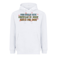 White physically here mentally at home with my dog Heavyweight Hoodie - MaliasSmallBusiness