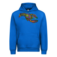 Cobalt mardi gras lobster Urban Hoodie - RanaPortraitStore