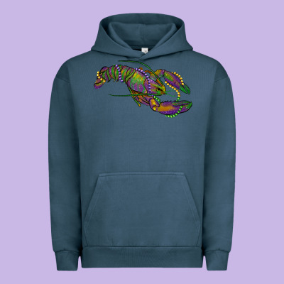 Mardi Gras Lobster Urban Hoodie Designed By Ranaportraitstore