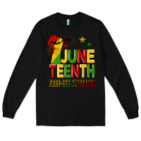 Black juneteenth fist free ish since 1865 Long Sleeve Tee - HRA Design Shop