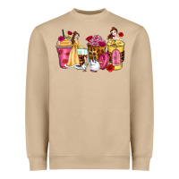 Mushroom princess cartoon coffee cups Heavyweight Sweatshirt - Zillion Design Studio