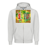 Dove Grey sweet summer time margarita Zipper Hoodie - Jasminsmagicworld