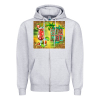 Heather Grey sweet summer time margarita Zipper Hoodie - Jasminsmagicworld