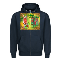Navy sweet summer time margarita Zipper Hoodie - Jasminsmagicworld
