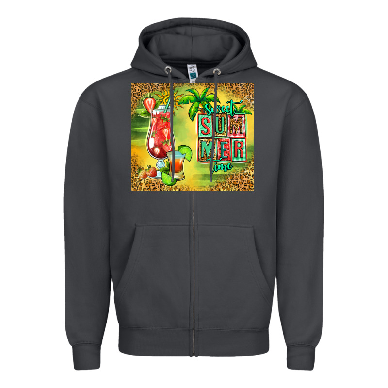 Sweet Summer Time Margarita Zipper Hoodie by Jasminsmagicworld | Teevron