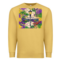 Antique Gold mardi gras street lights Premium Sweatshirt - MaliasSmallBusiness