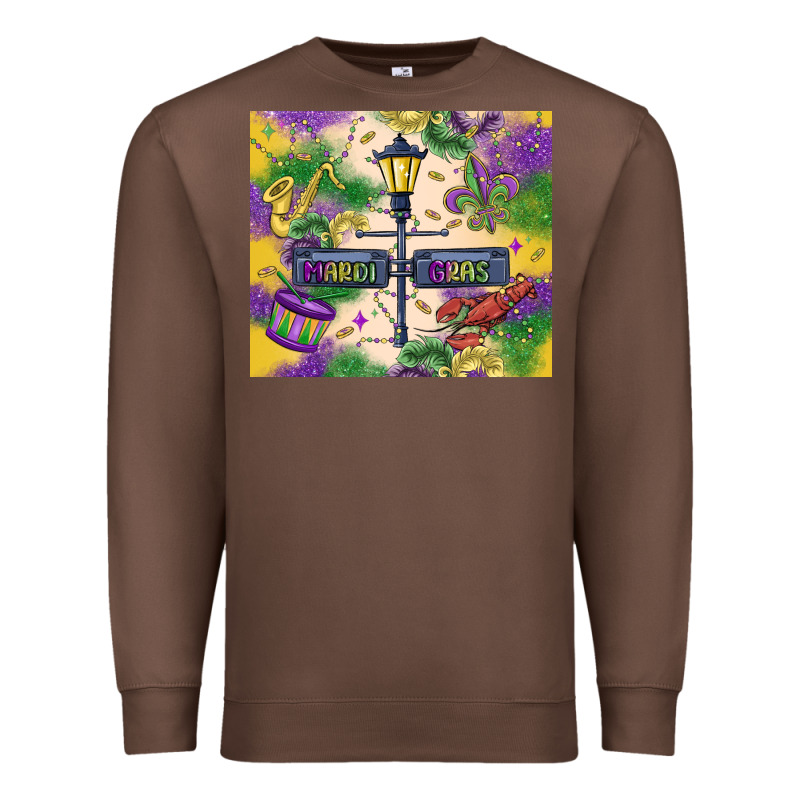 Mardi Gras Street Lights Premium Sweatshirt by MaliasSmallBusiness | Teevron